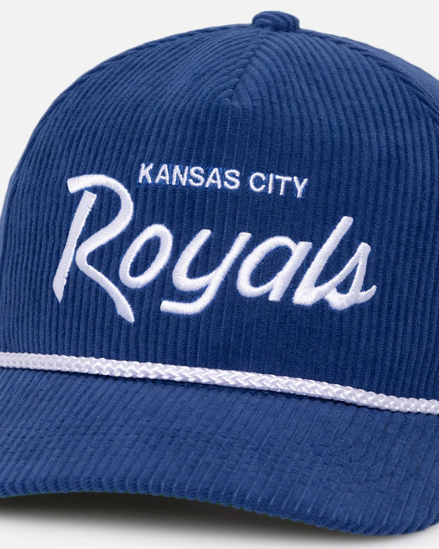 47 Brand Kansas City Royals 'MLB Opening Day' Corduroy Crossrope Hitch Snapback Royal