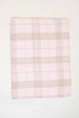 Cozy Scarf, Pink Tartan