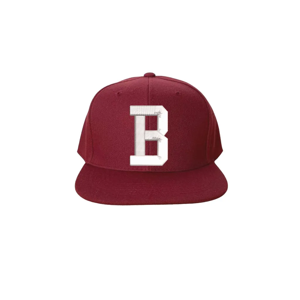 Custom Initial Flat Bill Snapback