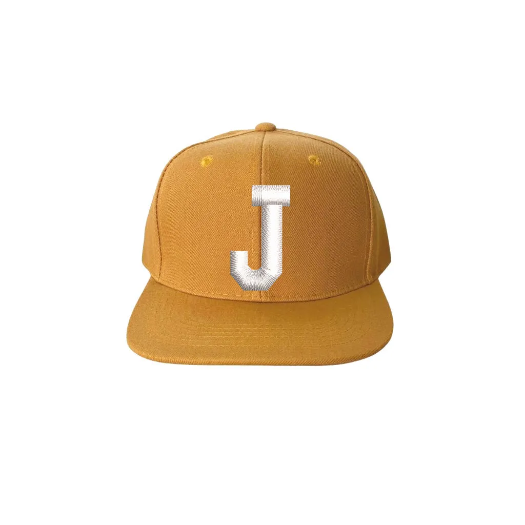 Custom Initial Flat Bill Snapback