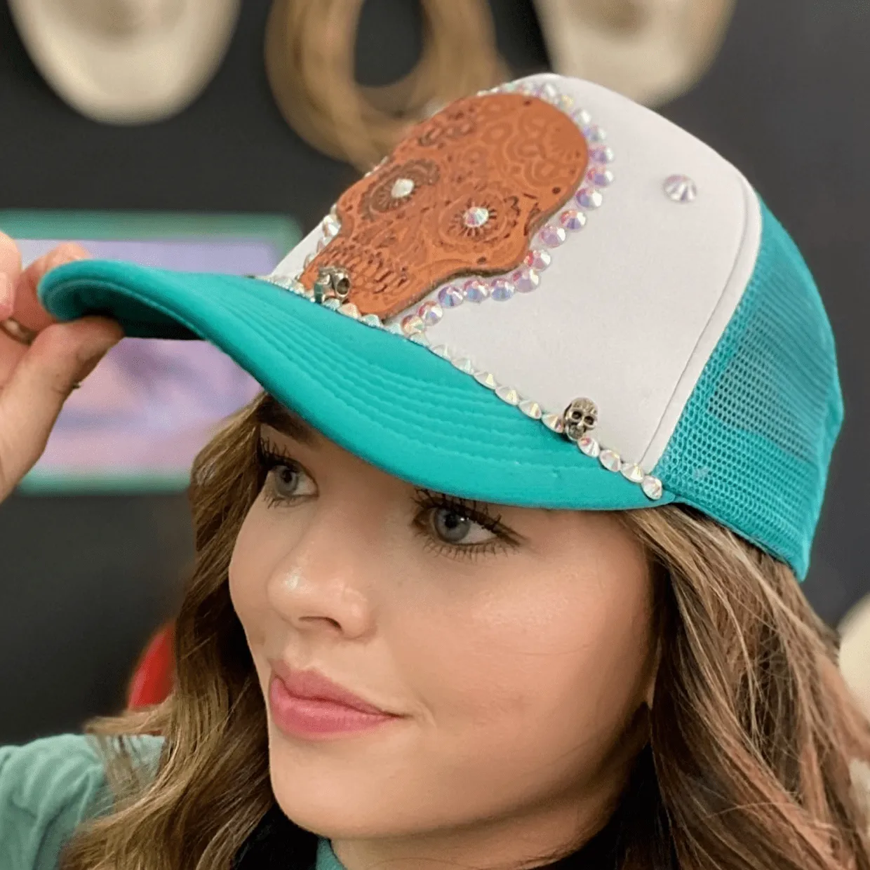 Customized Trucker Girl Cap - #11