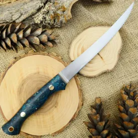 Fisherman: Blue Box Elder & Natural Canvas