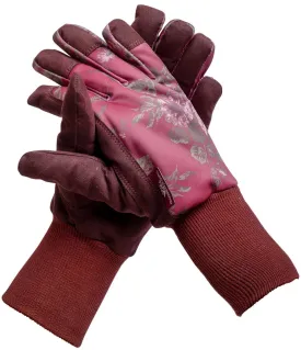 Garden Girl Winter Garden Gloves Classic Cherry