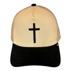 GOLD STAR: Cross Trucker Hat GS231