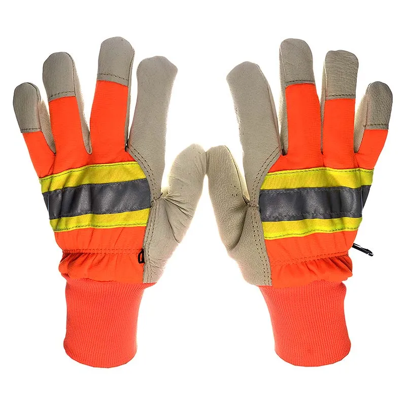 Pigskin Gloves (Winter Reflective)