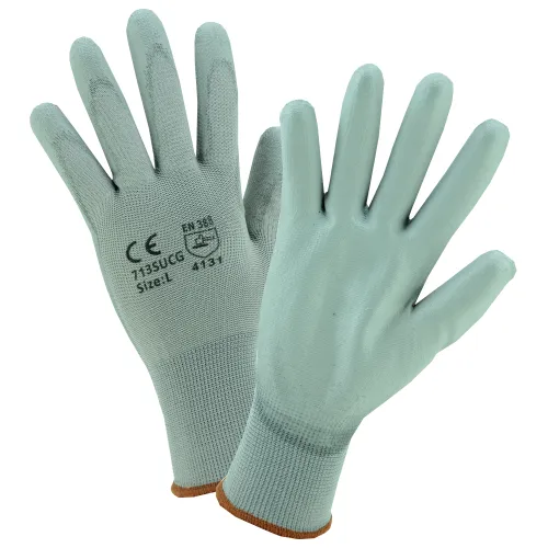 PIP West Chester 713SUCG PosiGrip Nylon Glove with Polyurethane Coated Flat Grip, 1 Dozen