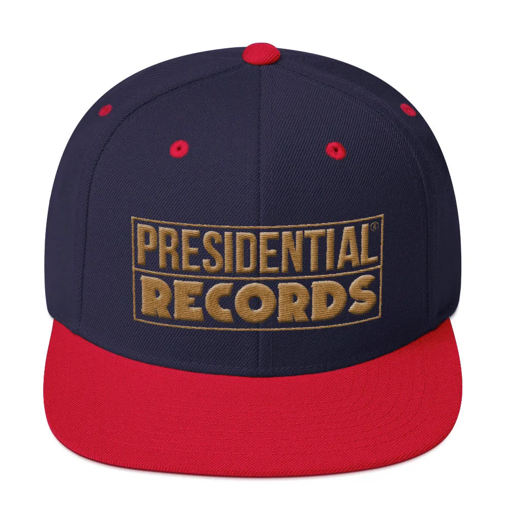 Presidential Records® Gold Logo | Snapback Hat