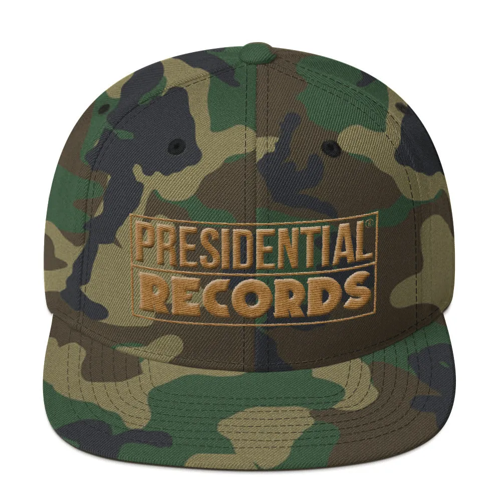 Presidential Records® Gold Logo | Snapback Hat