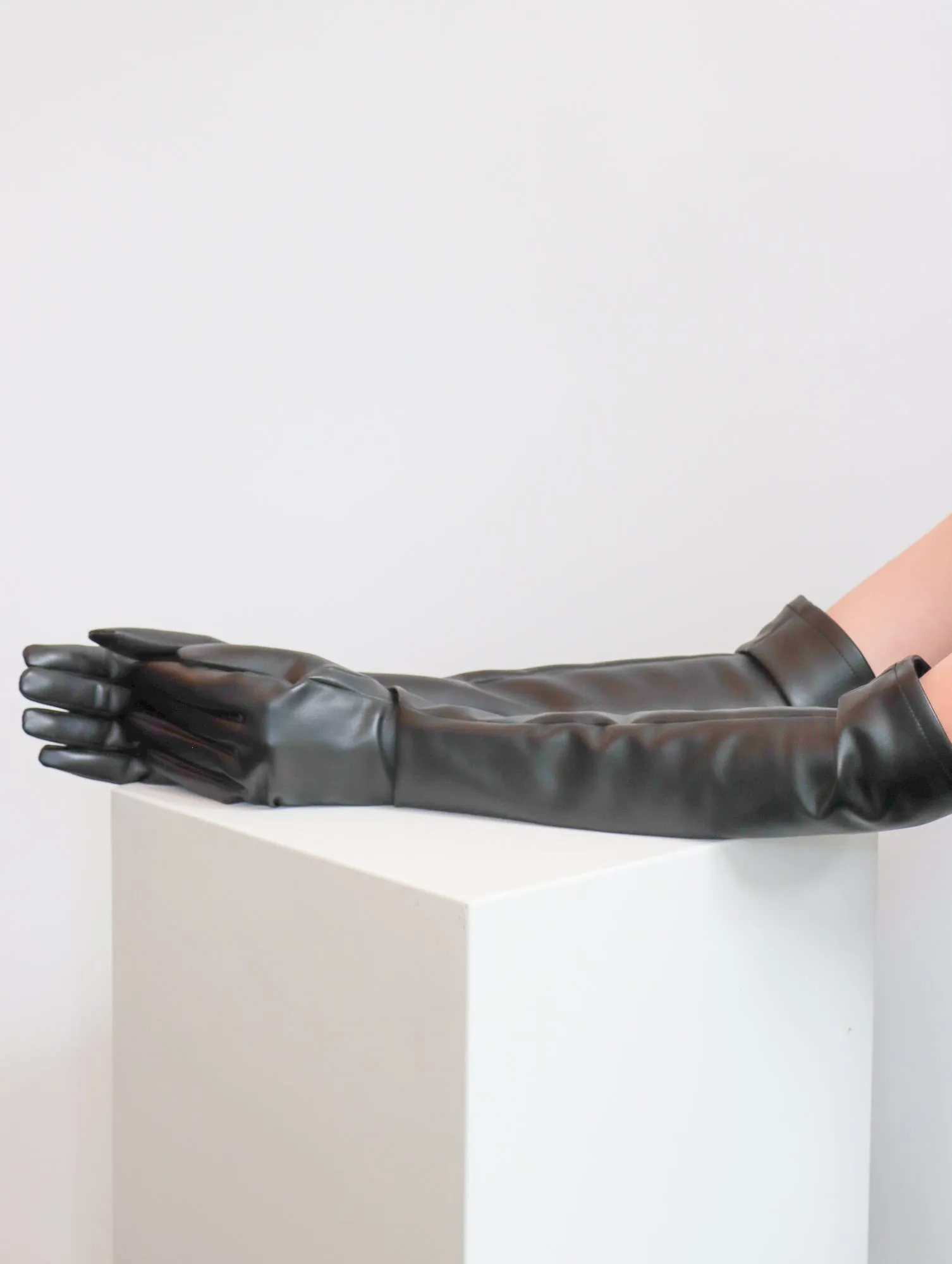 Skin Gloves in Black by Issey Miyake