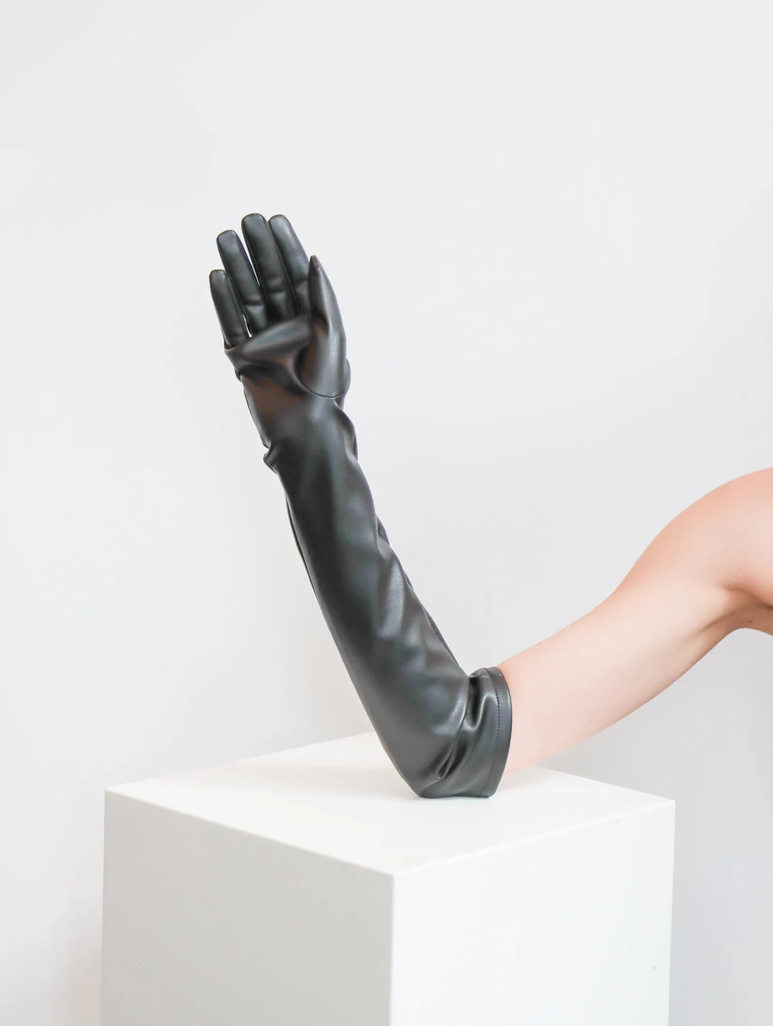 Skin Gloves in Black by Issey Miyake