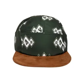 Suede Brim 5-Panel Hat