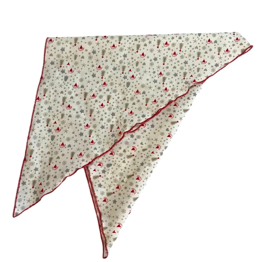 White Noel Cotton Chemo Headscarf Bandana